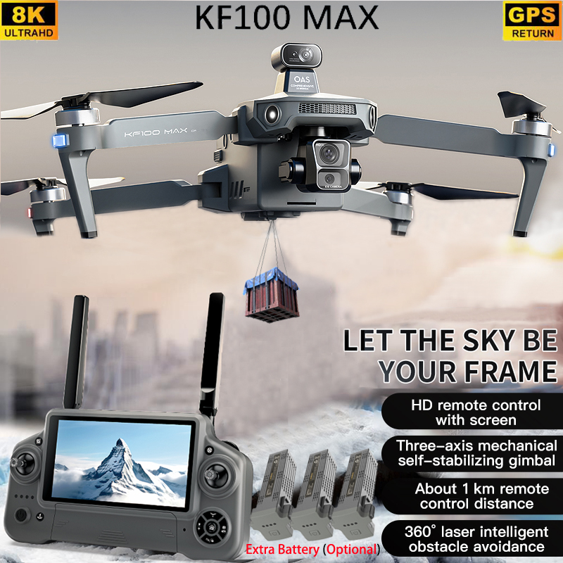 KF100 MAX GPS Drone 4K Kamera  - Jjrc Drone X12 incelemesi ve fiyatı